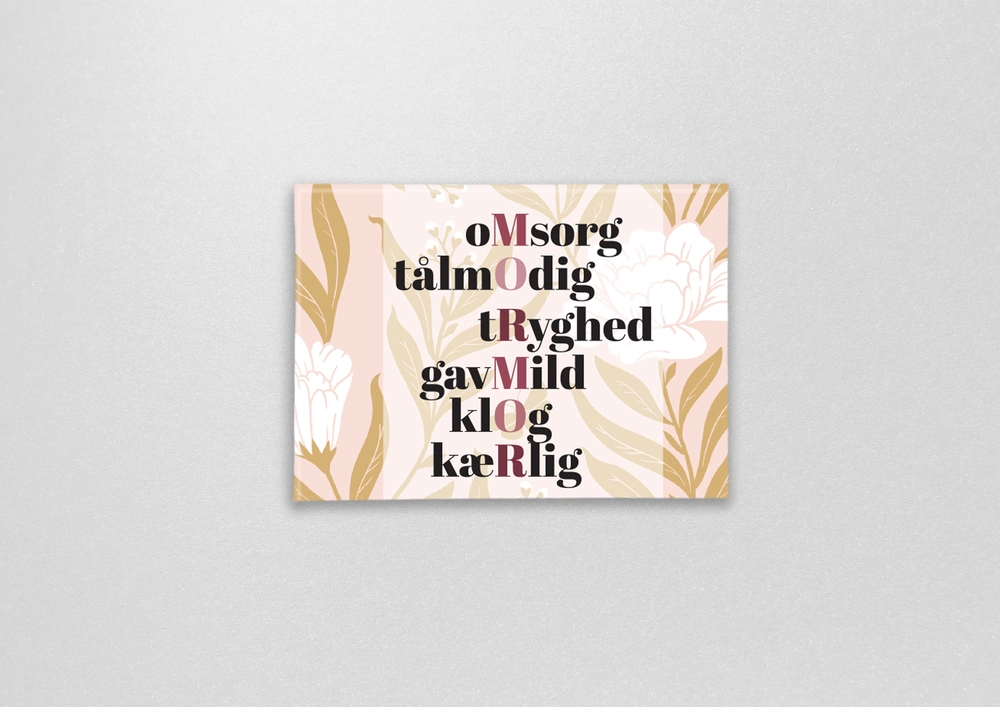 Magnet med citat mormor, du er fantastisk