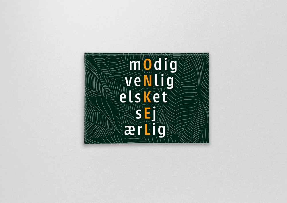 Magnet med citat onkel, du er fantastisk