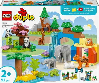 10446 DUPLO Town 3-i-1 vilde dyrefamilier