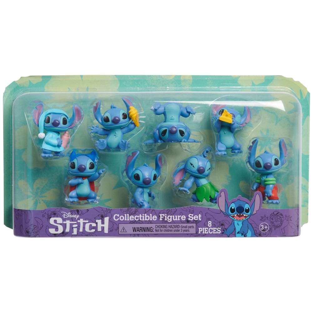 Disney Stitch Figursæt 8-Pak 7 cm billede