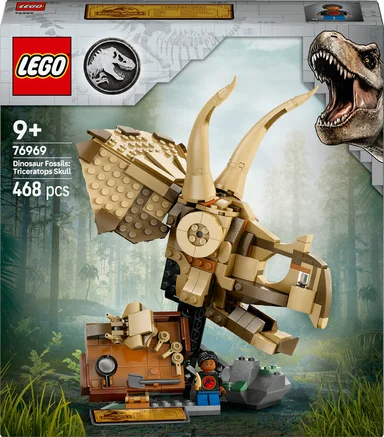 76969 LEGO Jurassic World Dinosaurfossiler: Triceratops-kranium