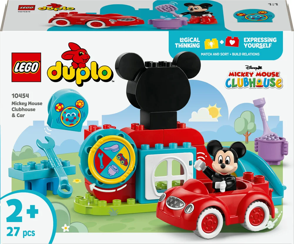 Billede af 10454 LEGO DUPLO Disney Mickeys klubhus og bil