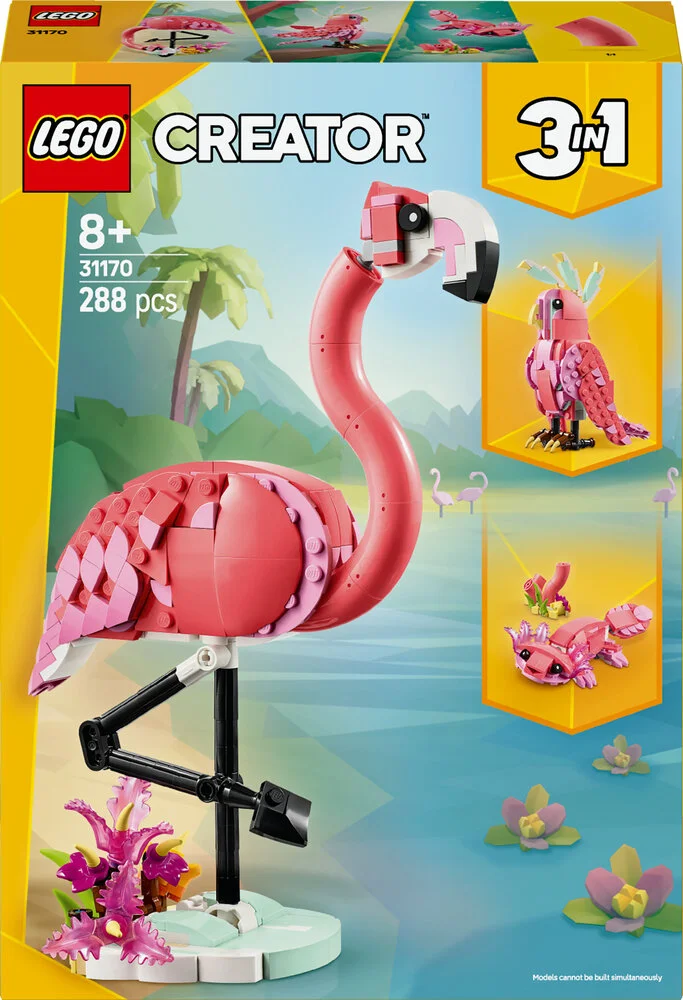 Billede af 31170 LEGO Creator Vilde dyr: Pink flamingo
