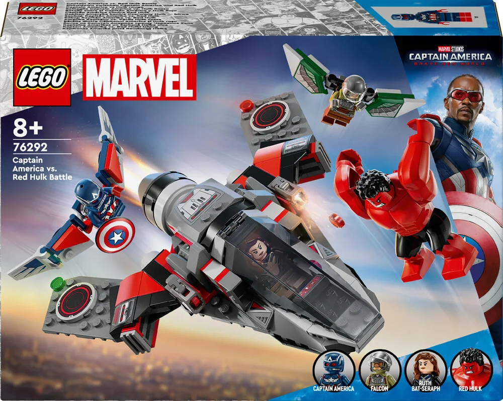 Billede af 76292 LEGO Super Heroes Marvel Captain America mod Red Hulk