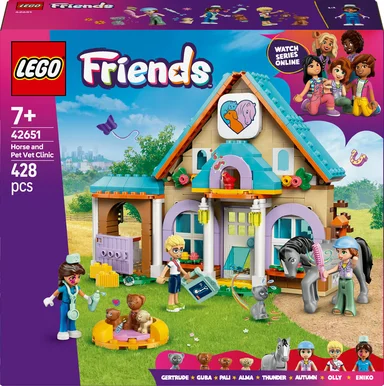 42651 LEGO Friends Dyrlægeklinik for heste og kæledyr