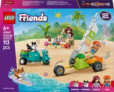 42641 LEGO Friends Eventyr med surfende hunde og scooter