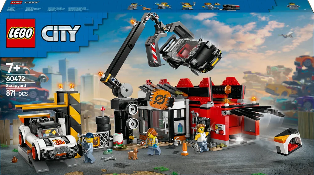 LEGO City 60472 Skrotplads med biler