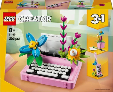 31169 LEGO Creator Skrivemaskine med blomster