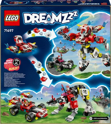 71497 LEGO DREAMZzz Coopers tiger-mech og Zeros hotrod-bil