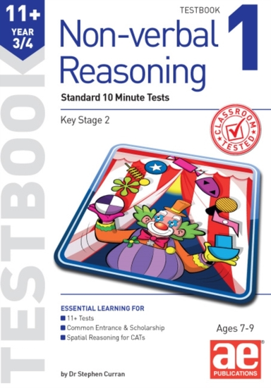 11+ Non-Verbal Reasoning Year 3/4 Testbook 1Standard 10 Minu