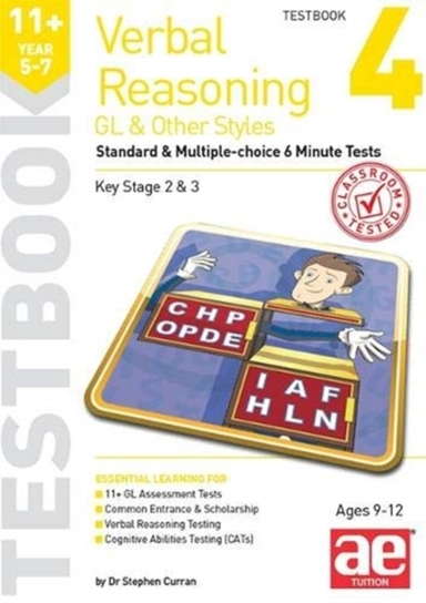 11+ Verbal Reasoning Year 5-7 Gl & Other Styles Testbook 4St