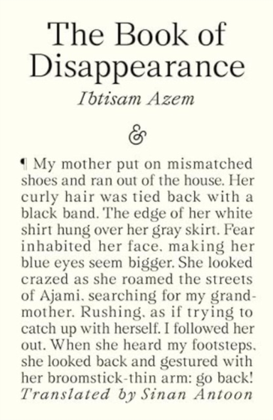 The Book Of Disappearance