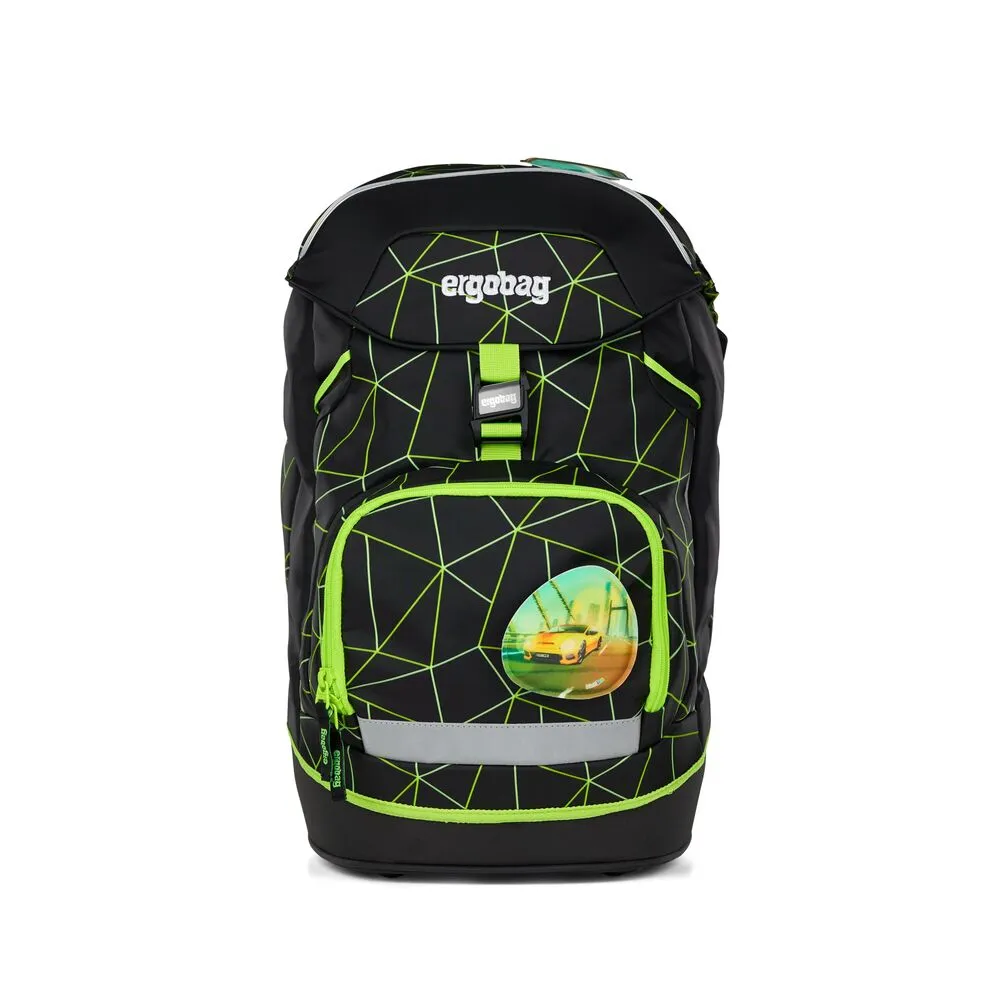 Ergobag Prime skoletaske CyBear Race 20L billede