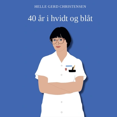 40 år i hvidt og blåt