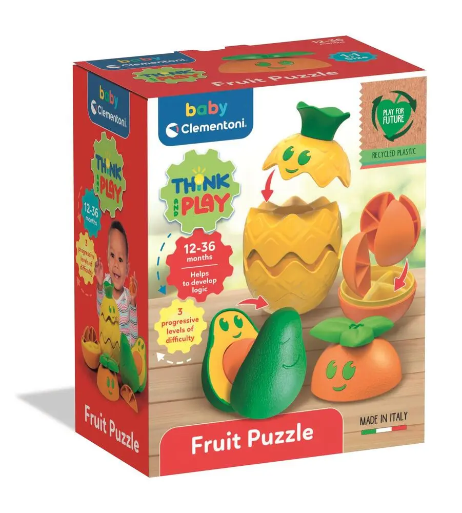 Clementoni Think and Play - Fruit puzzle