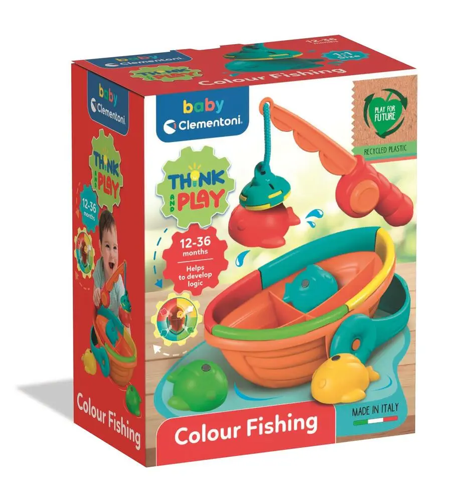 Clementoni Think and Play - Colour Fishing set