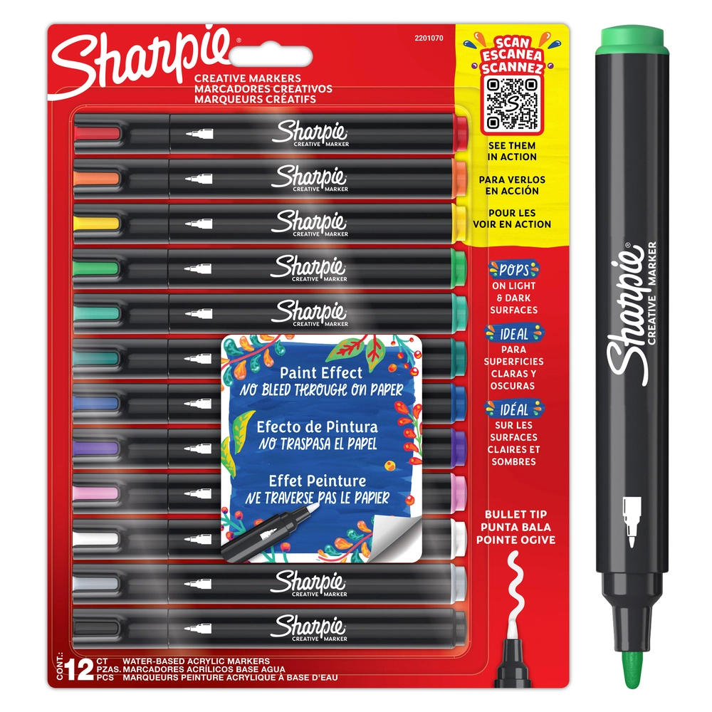 Sharpie Creative Paint Marker 12 Ass - Bog & Idé