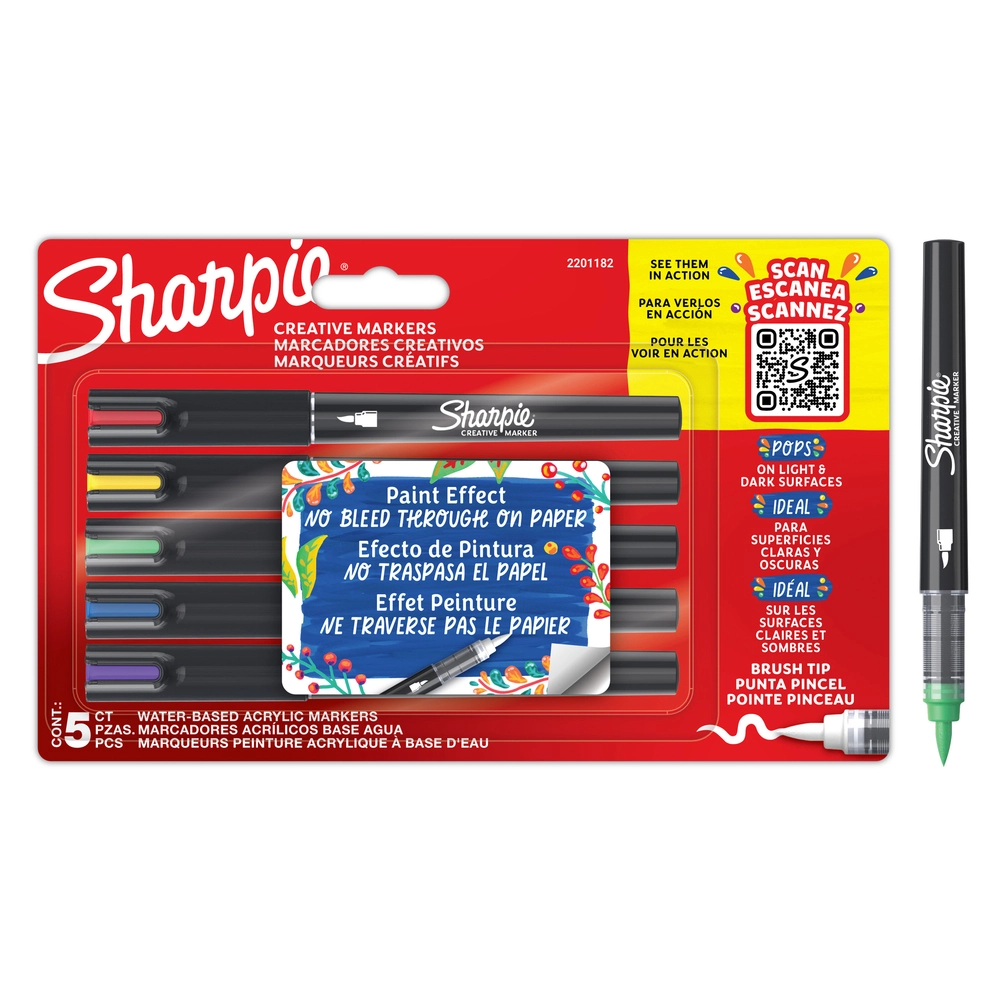 Sharpie Creative paint marker penselspids 5 ASS billede