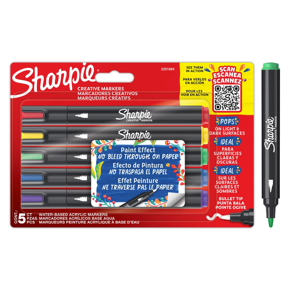 Sharpie Creative paint marker 5 ASS billede