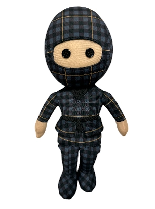Ternet Ninja 3 bamse 70cm