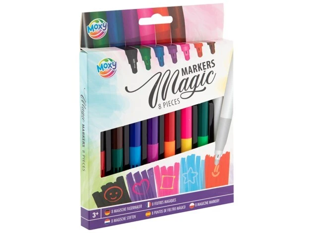 8 magic markers