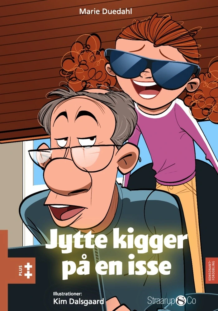 Jytte kigger på en isse