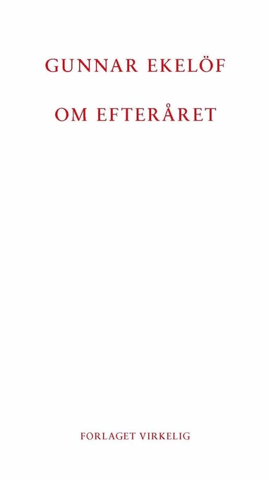 Om efteråret