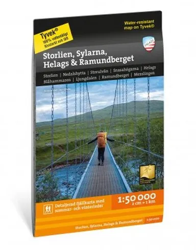 Storlien, Sylarna, Helags & Ramundberget  1:50 000