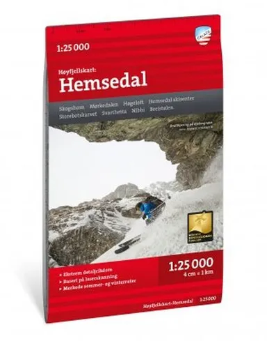 Hemsedal 1:25 000
