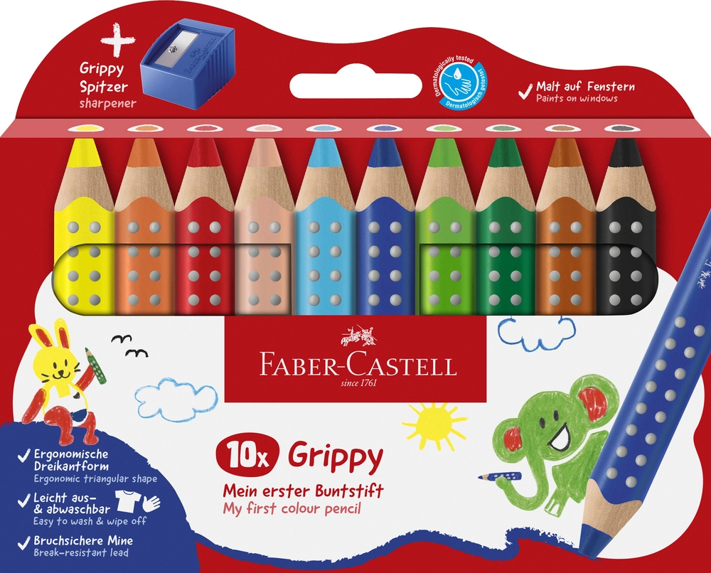 Farveblyant Faber-Castell Grippy Jumbo billede