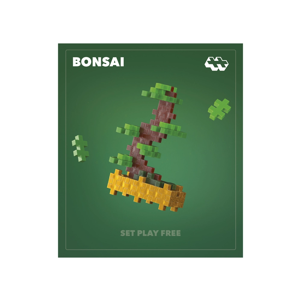 Plus-Plus Plant Packs - Green bonsai