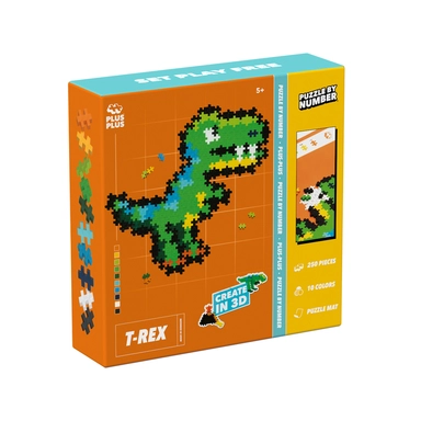 Plus-Plus Puzzle By Number T-Rex 250 stk