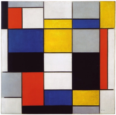 Plus-Plus Inspired - Mondrian
