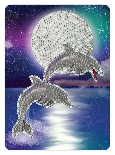 Diamond art glow in the dark 13 x 18 cm