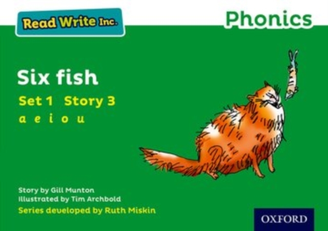 Read Write Inc. Phonics: Six Fish Green Set 1 Storybook 3