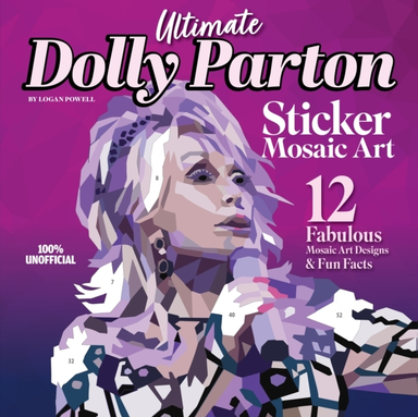 ULTIMATE DOLLY PARTON STICKER MOSAIC ART 12 FABULOUS MOSAIC