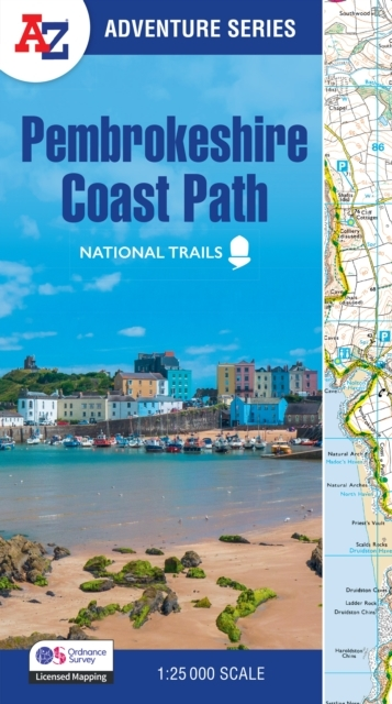 Pembrokeshire Coast Path With Ordnance Survey Mapping