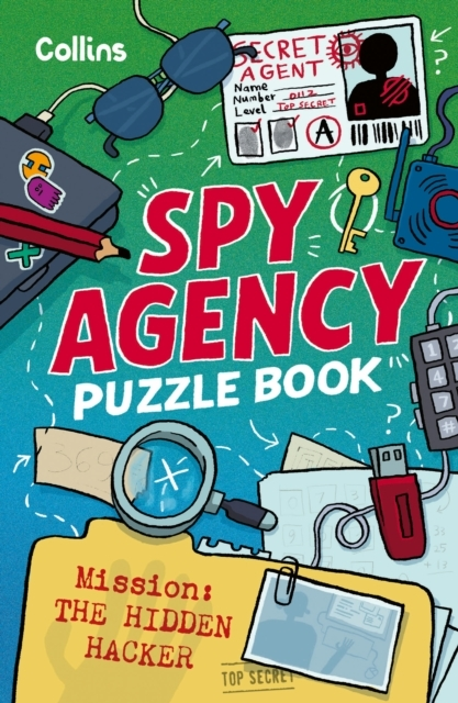 Spy Agency Puzzle Book  -  The Hidden Hacker Solve Puzzles, Cr