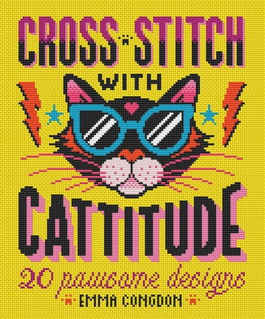 CROSS STITCH WITH CATTITUDE 20 PAWSOME DESIGNS