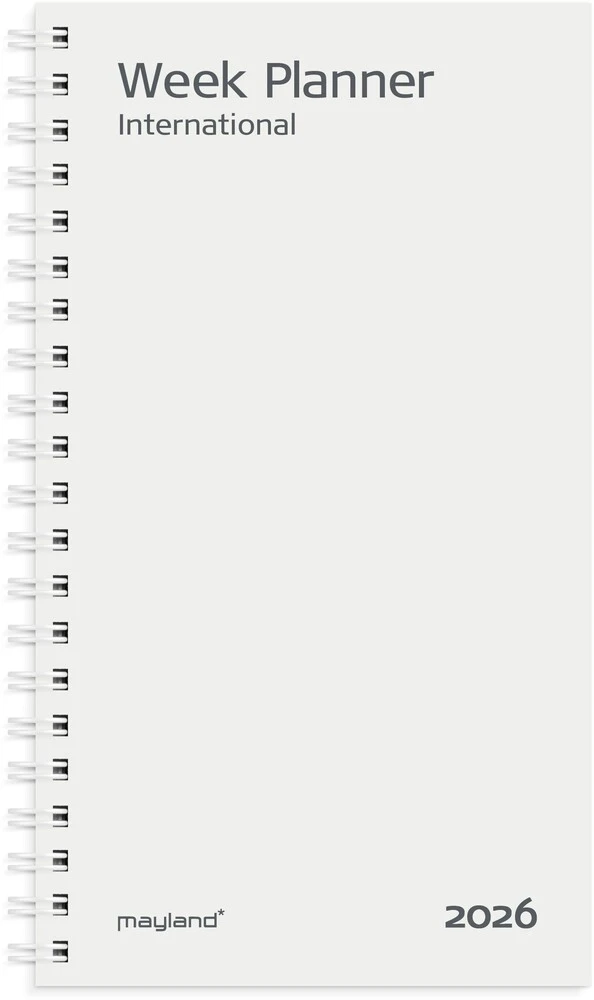 Week international 2026 refill tværformat