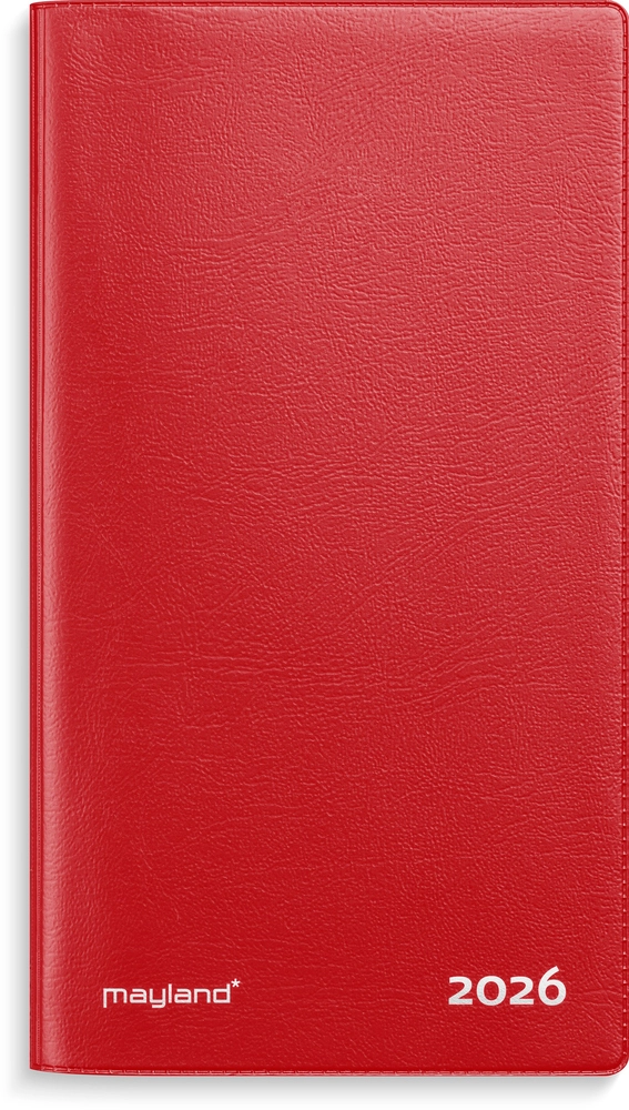 Index planner 2026 måned vinyl rød billede