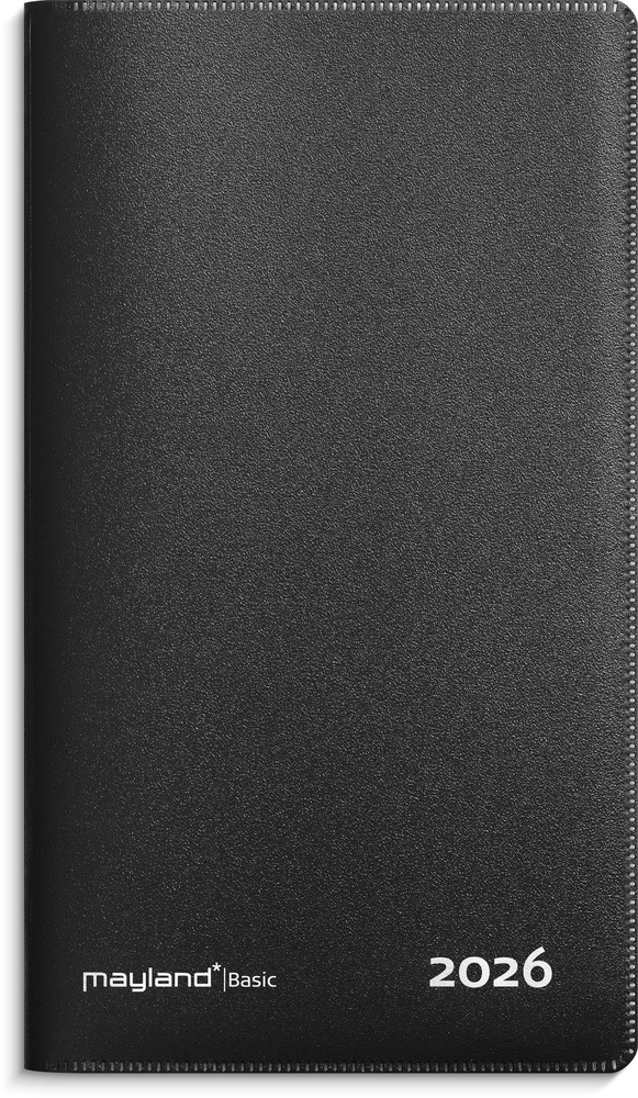 Kalender basic 2026 måned pp sort | Mayland | Bog & idé
