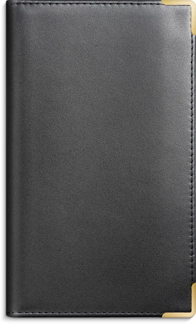 Index planner 2026 måned skind sort 