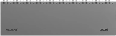 Bordkalender 2026 dag/uge pp grå 