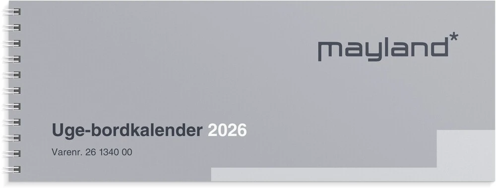 Bordkalender 2026 uge billede