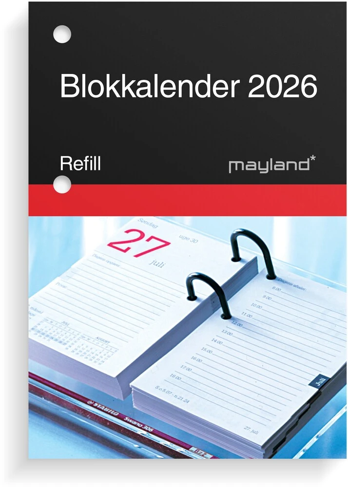 Blokkalender 2026 refill billede