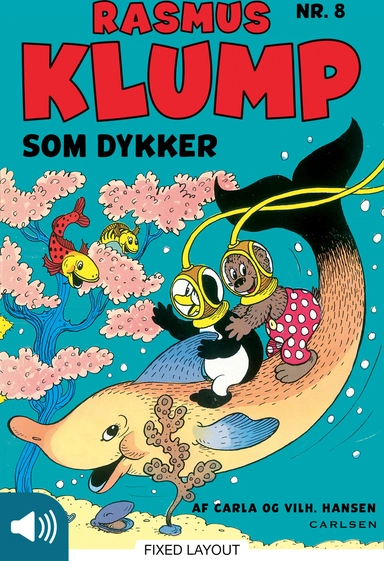 Rasmus Klump som dykker