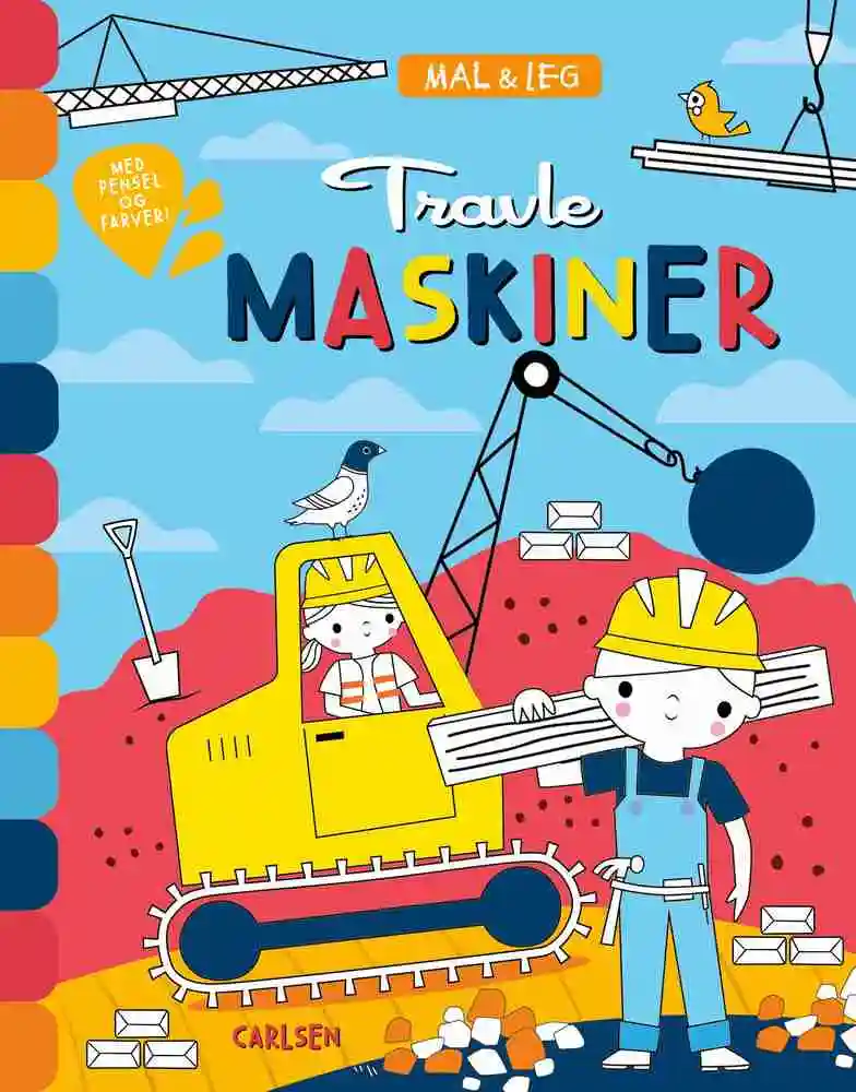 Mal Og Leg: Travle Maskiner