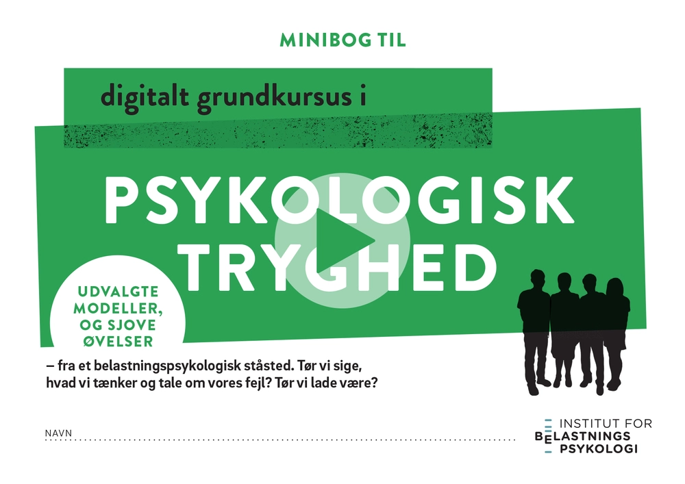 Minibog i Psykologisk Tryghed