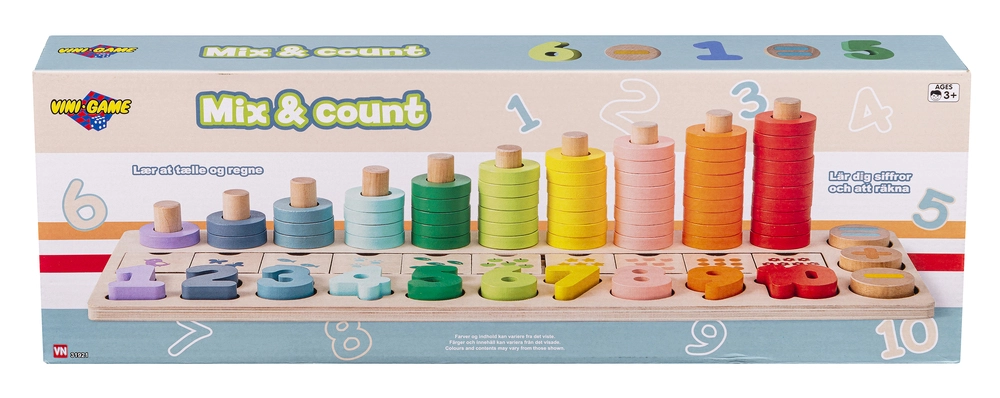 VINI KNUPPUSLESPIL MATCH NUMMER/FARVER